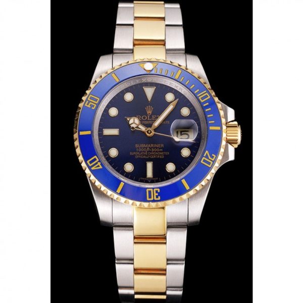 Rolex Submariner Superclone Replica 41mm Blue Dial Luxury Watch - High Quality Timepiece - Image 2