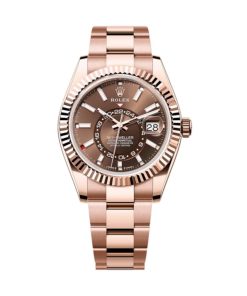 Rolex Superclone Sky-Dweller Luxury Replica 42 mm Chocolate Dial 336935 High Quality