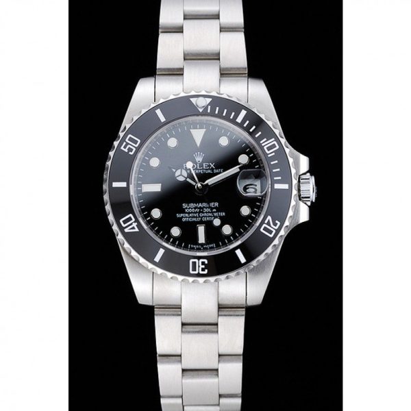 Rolex Submariner Replica 35mm Black Dial Luxury Watch High Quality 1454153 - Image 2