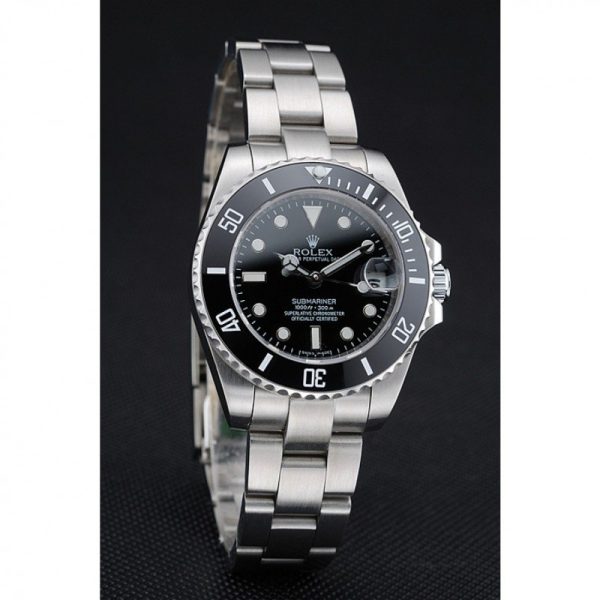 Rolex Submariner Replica 35mm Black Dial Luxury Watch High Quality 1454153 - Image 3