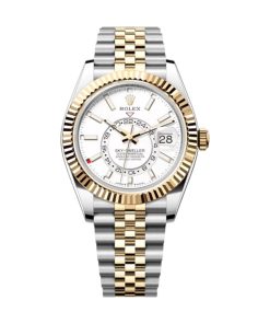 Rolex Sky-Dweller Superclone Replica Intense White Dial 42 mm Luxury Timepiece - High Quality