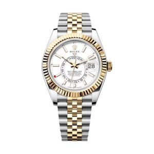 Rolex Sky-Dweller Superclone Replica Intense White Dial 42 mm Luxury Timepiece - High Quality