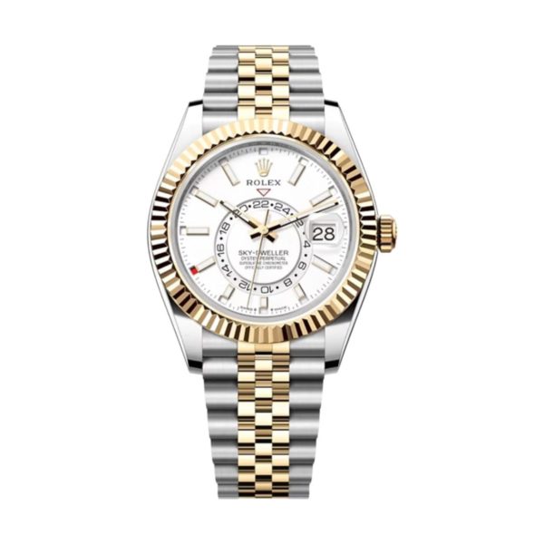 Rolex Sky-Dweller Superclone Replica Intense White Dial 42 mm Luxury Timepiece - High Quality