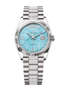 Superclone Rolex Day-Date 36 mm Turquoise Dial 128239 Replica Luxury Watch for Men