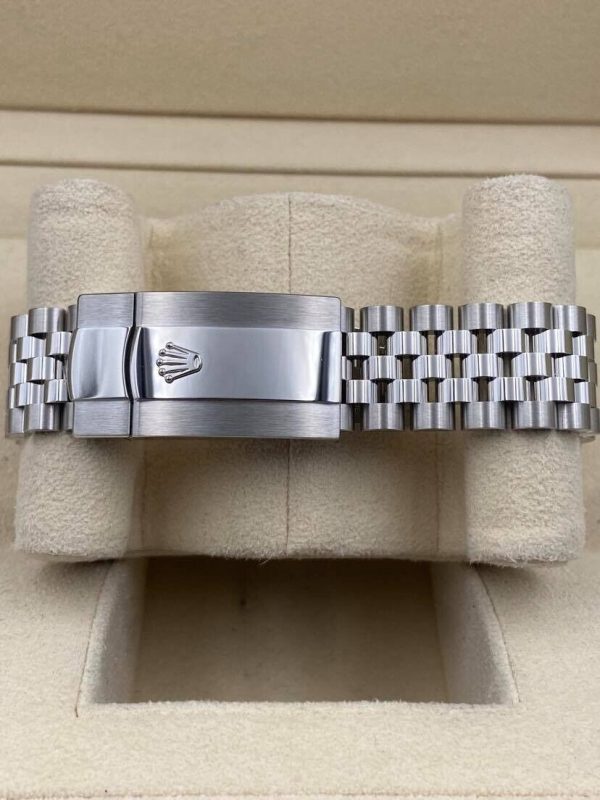 Superclone Rolex Datejust 41mm Rhodium Dial 126300 ??Wimbledon?? Jubilee Replica Luxury Watch for Men - Image 4