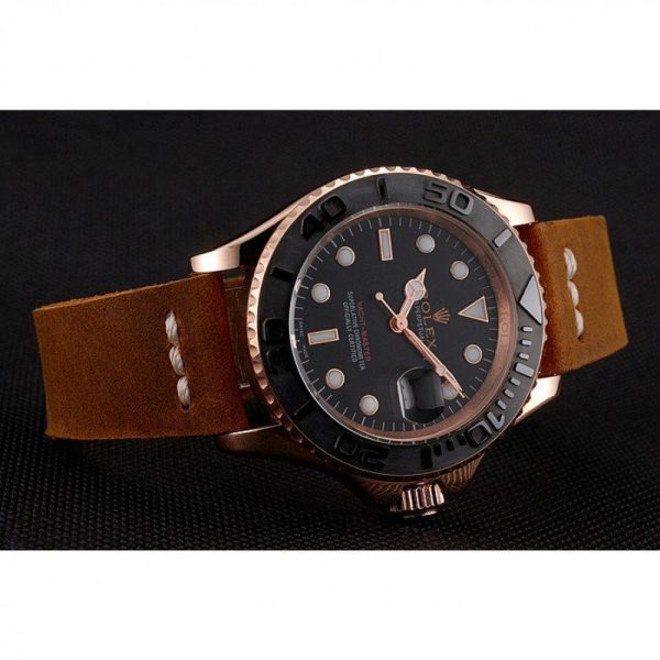 Rolex Yacht-Master Replica 41mm Black Dial Luxury Watch for Men - Image 4