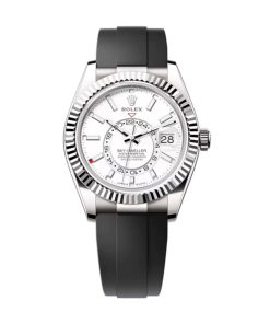 Rolex Sky-Dweller Superclone Replica 336239 42 mm Intense White Dial Luxury Men's Watch