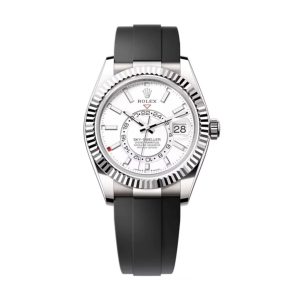 Rolex Sky-Dweller Superclone Replica 336239 42 mm Intense White Dial Luxury Men's Watch