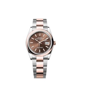 Superclone Rolex Datejust 36 mm Chocolate Dial Replica - Luxury Automatic Men's Watch