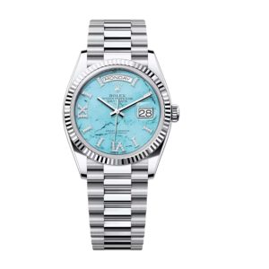 Rolex Day-Date Superclone Replica 36 mm Turquoise Dial Luxury Automatic Watch