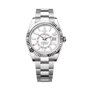 Rolex Sky-Dweller Superclone 336934 Intense White Dial 42 mm Luxury Replica Automatic Watch for Men