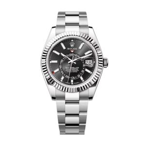 Rolex Sky-Dweller Superclone 42 mm Bright Black Dial 336934 Oyster Replica Luxury Watch