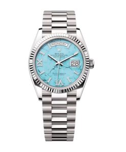 Rolex Day-Date Superclone Replica 36 mm Turquoise Dial 128239 Luxury Automatic