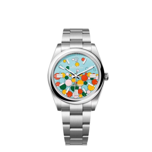 Rolex Superclone Oyster Perpetual 41 mm Turquoise Dial 124300 Replica Luxury High Quality Watch