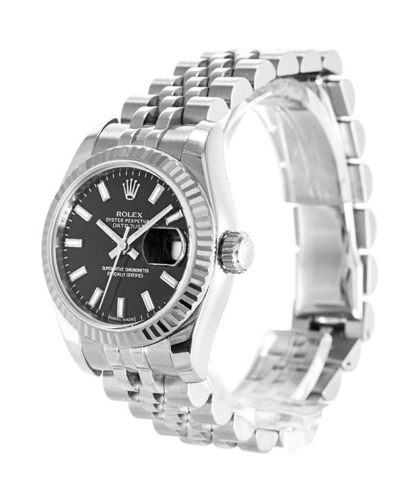 Rolex Datejust Replica 26mm Black Dial 179174 Luxury Watch High Quality - Image 2