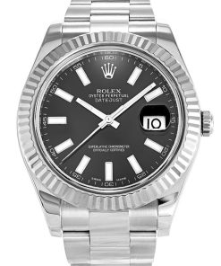 Rolex Datejust Replica 41mm Black Dial 116334 Luxury High Quality Watch