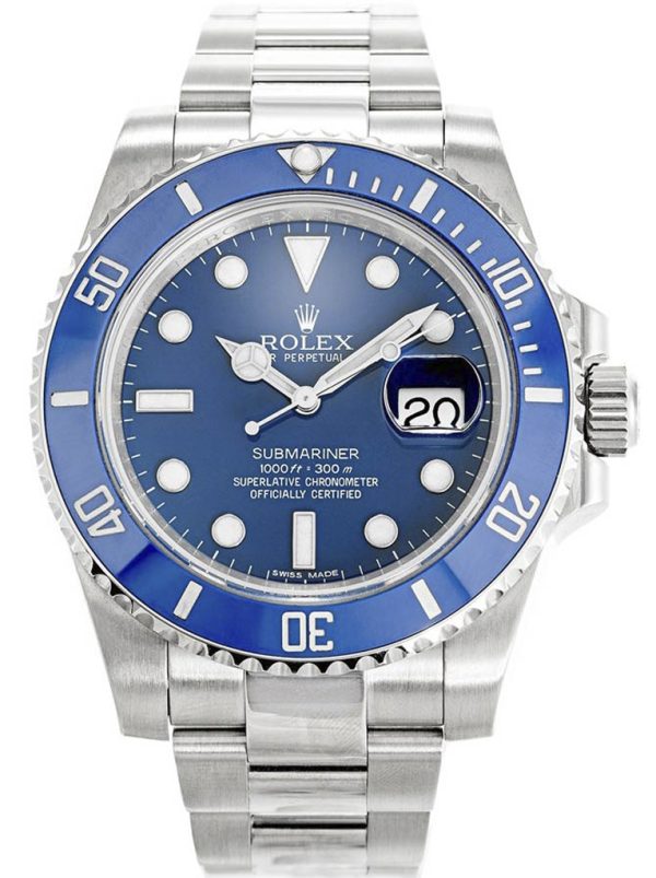 Rolex Submariner Replica 40mm Blue Dial 116619LB ??Smurf?? Luxury High Quality Watch