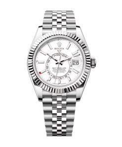 Rolex Sky-Dweller Superclone 336934 Jubilee 42 mm Intense White Dial Replica Luxury Watch