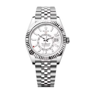 Rolex Sky-Dweller Superclone 336934 Jubilee 42 mm Intense White Dial Replica Luxury Watch