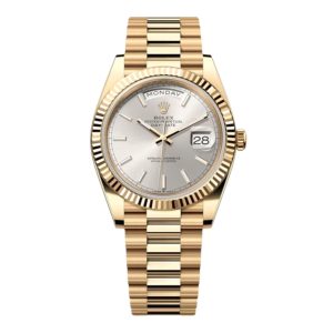 Rolex Day-Date Superclone Replica 40 mm Silver Dial 228238 Luxury High Quality Timepiece
