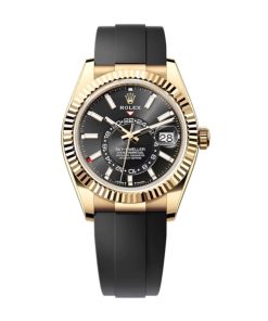 Rolex Sky-Dweller Superclone Replica 42 mm Bright Black Dial 336238 Luxury Watch