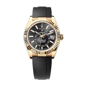 Rolex Sky-Dweller Superclone Replica 42 mm Bright Black Dial 336238 Luxury Watch