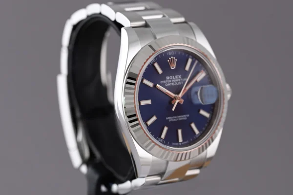 Rolex Datejust 41mm Blue Dial 126334 Oyster Replica Luxury High Quality Watch - Image 9