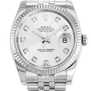 Rolex Datejust Replica 36mm White Dial 116234 Luxury Watch High Quality