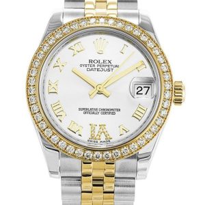 Rolex Datejust Replica 31mm White Dial 178383 Luxury High-Quality Watch