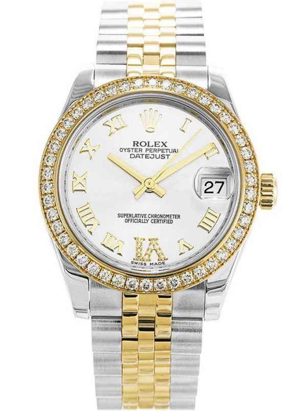 Rolex Datejust Replica 31mm White Dial 178383 Luxury High-Quality Watch