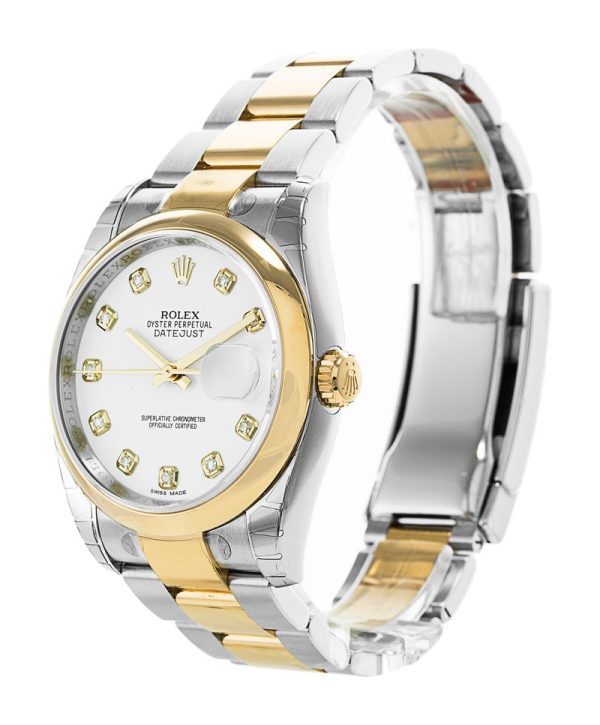 Rolex Datejust Replica 36mm White Dial 116203 Luxury High Quality Timepiece - Image 2