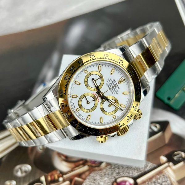 Rolex Daytona Superclone Replica 40 mm White Dial 126503 Luxury High Quality Watch - Image 4