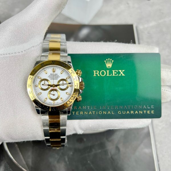 Rolex Daytona Superclone Replica 40 mm White Dial 126503 Luxury High Quality Watch - Image 3