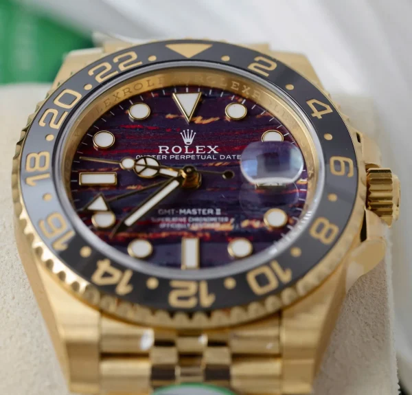 Rolex GMT-Master II Superclone Replica 40 mm 126718GRNR Tiger Iron Dial Luxury Men's Watch - Image 7