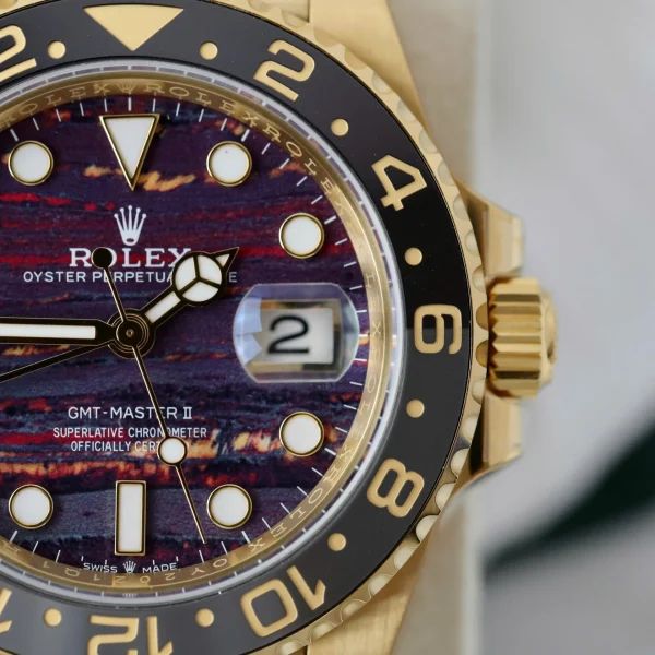 Rolex GMT-Master II Superclone Replica 40 mm 126718GRNR Tiger Iron Dial Luxury Men's Watch - Image 8