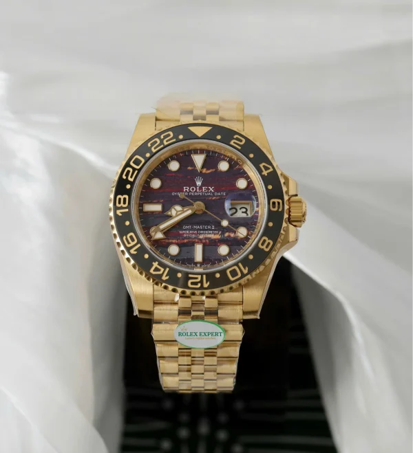 Rolex GMT-Master II Superclone Replica 40 mm 126718GRNR Tiger Iron Dial Luxury Men's Watch - Image 4
