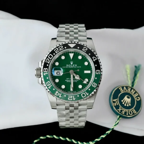 Rolex GMT-Master II Superclone Replica 126729VTNR Jubilee 40 mm "Absinthe" Luxury High Quality Watch - Image 2