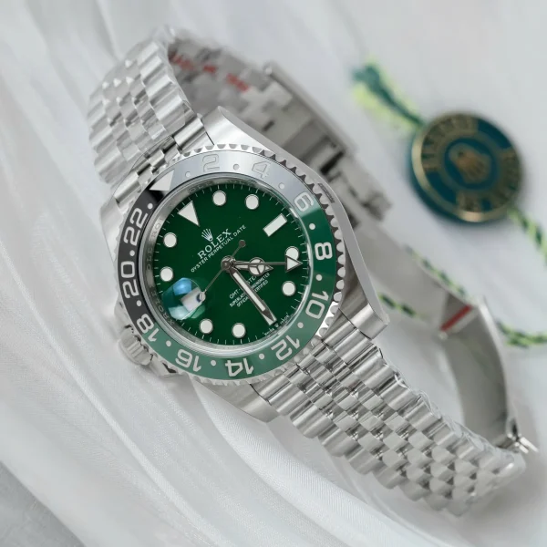 Rolex GMT-Master II Superclone Replica 126729VTNR Jubilee 40 mm "Absinthe" Luxury High Quality Watch - Image 4