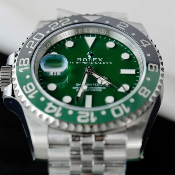 Rolex GMT-Master II Superclone Replica 126729VTNR Jubilee 40 mm "Absinthe" Luxury High Quality Watch - Image 5