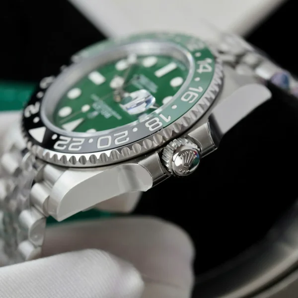 Rolex GMT-Master II Superclone Replica 126729VTNR Jubilee 40 mm "Absinthe" Luxury High Quality Watch - Image 9