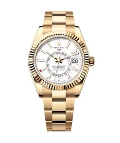 Rolex Sky-Dweller Superclone 42 mm Intense White Dial 336938 Replica Luxury Watch High Quality