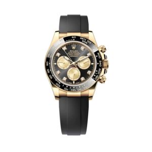 Rolex Daytona Superclone Replica 40 mm Black Dial Yellow Gold 126518LN Luxury High Quality Watch