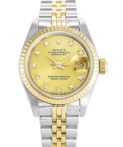 Rolex Datejust Replica 26mm Gold Dial 69173-2 Luxury High Quality Timepiece
