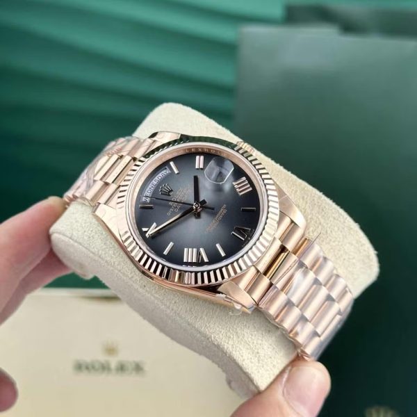 Rolex Day-Date Superclone Replica 40 mm Slate Ombre Dial 228235 | Luxury High-Quality Watch - Image 4