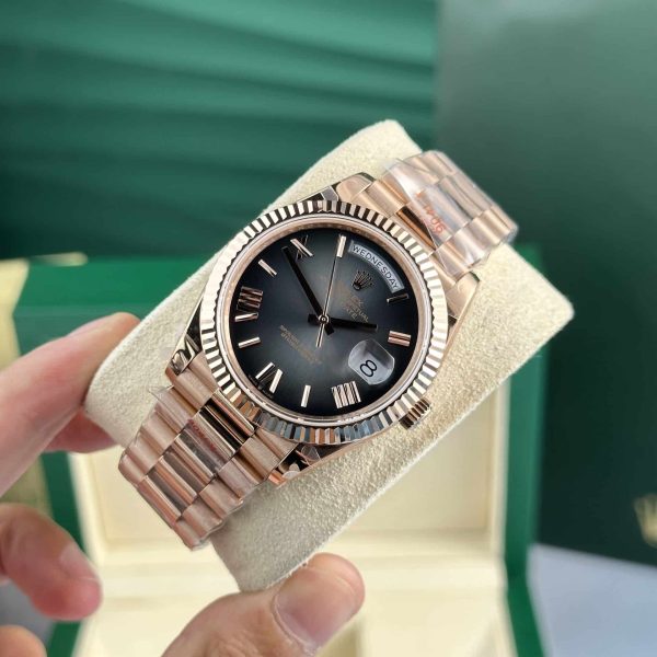 Rolex Day-Date Superclone Replica 40 mm Slate Ombre Dial 228235 | Luxury High-Quality Watch - Image 3