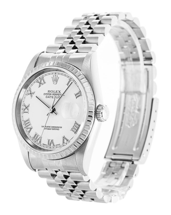 Rolex Datejust Replica 36mm White Dial 16220-2 Luxury High Quality Watch - Image 2