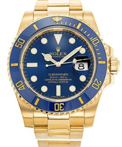 Rolex Submariner Replica 40mm Blue Dial 116618LB | Luxury High-Quality Timepiece