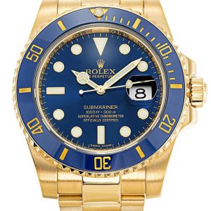 Rolex Submariner Replica 40mm Blue Dial 116618LB | Luxury High-Quality Timepiece
