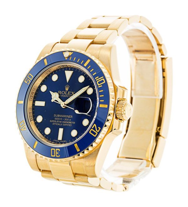 Rolex Submariner Replica 40mm Blue Dial 116618LB | Luxury High-Quality Timepiece - Image 2