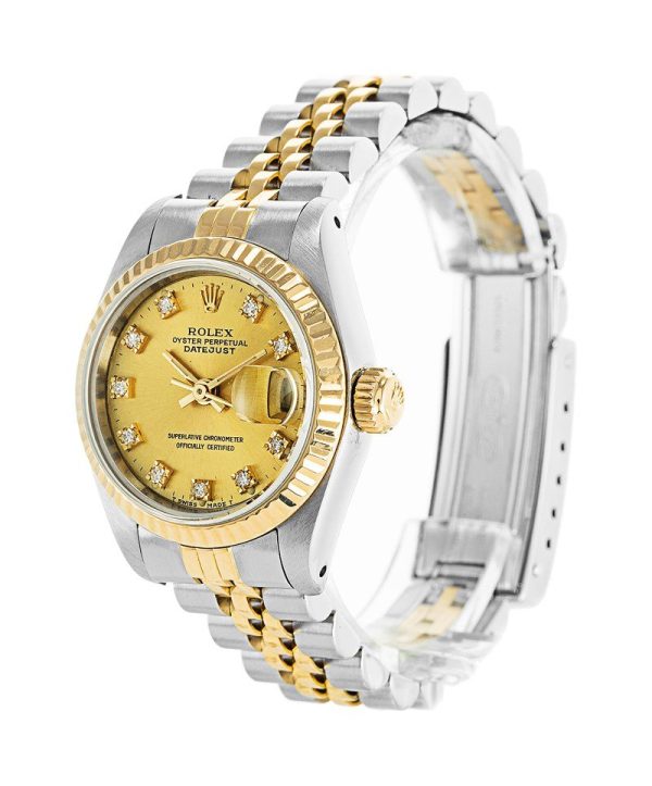 Rolex Datejust Replica 26mm Gold Dial 69173-2 Luxury High Quality Timepiece - Image 2